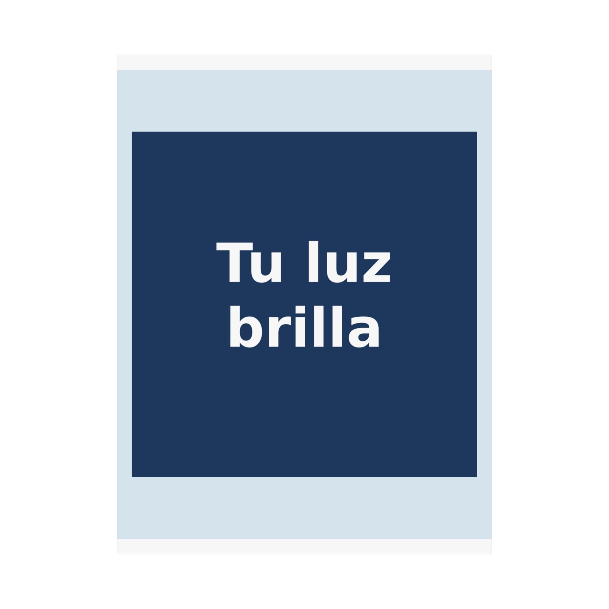 "Tu luz brilla" Black Cat Poster | Trendy Gift for Her | Lifestyle | KayKay Classics
