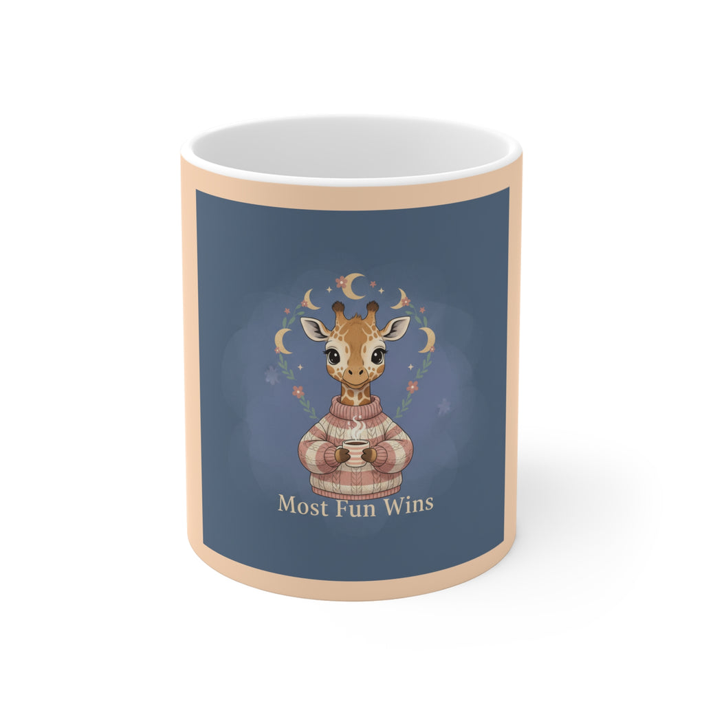 Giraffe Mug 11oz – Most Fun Wins