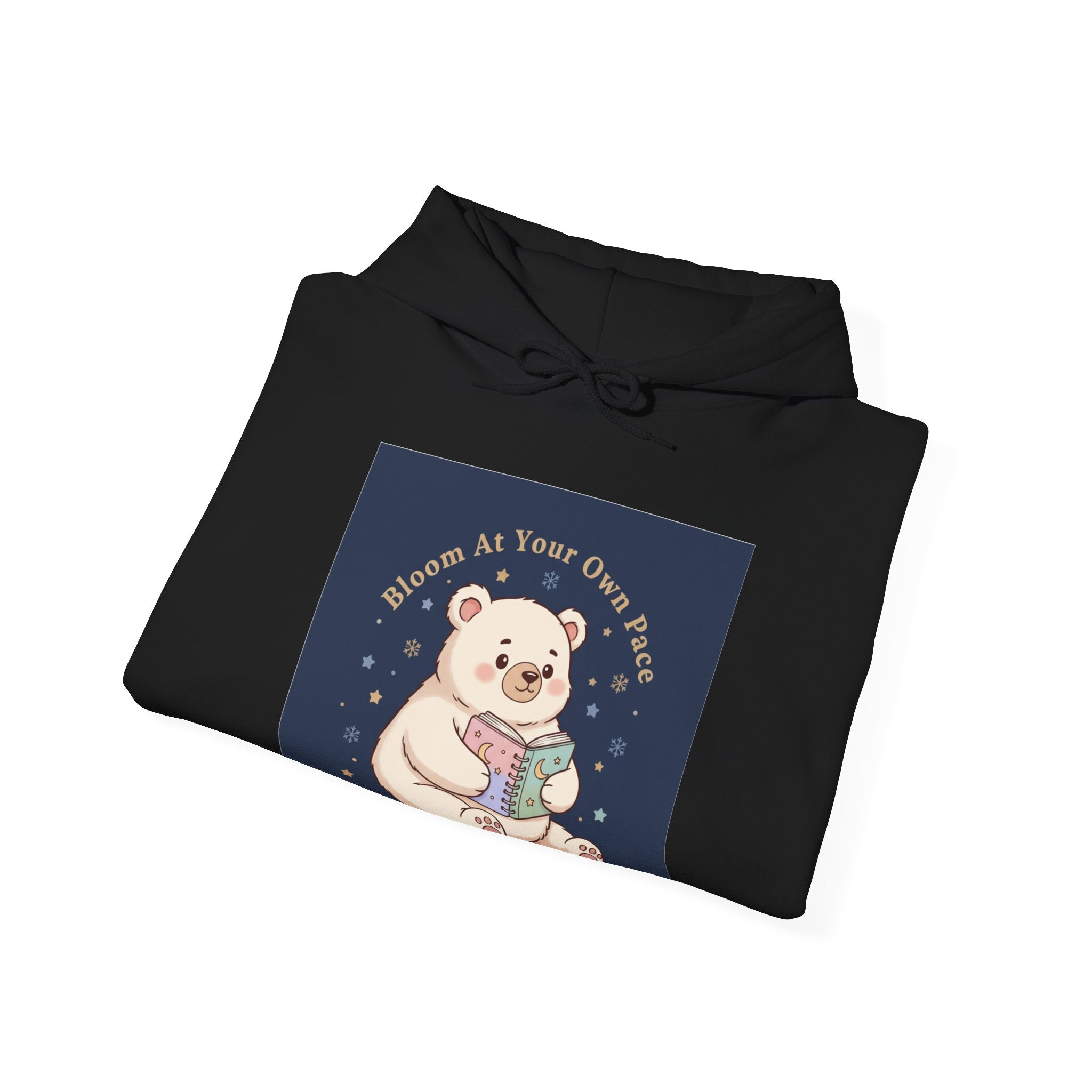 Bear Hoodie – Bloom at Your Own Pace