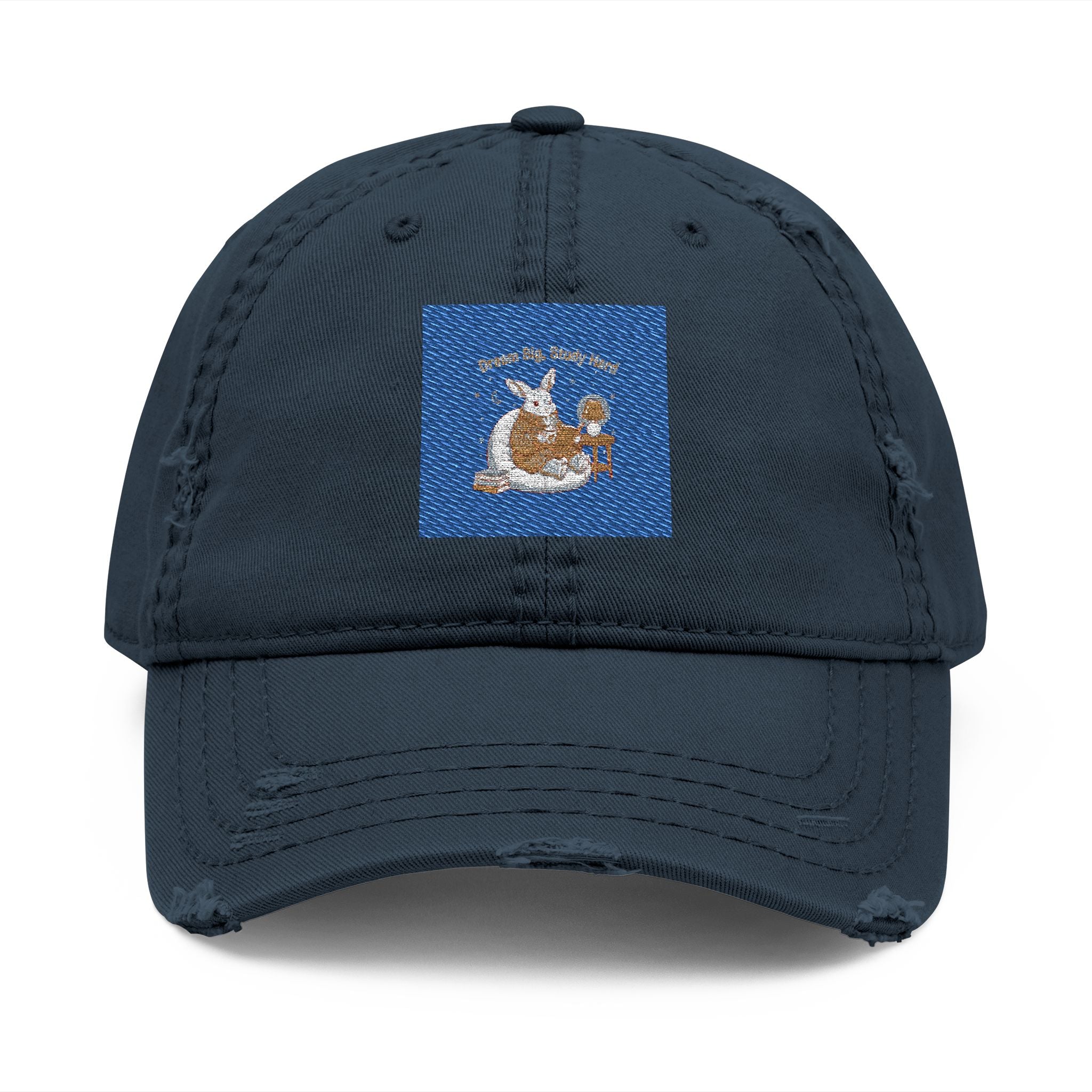 Bunny Dad Hat – Dream Big Study Hard