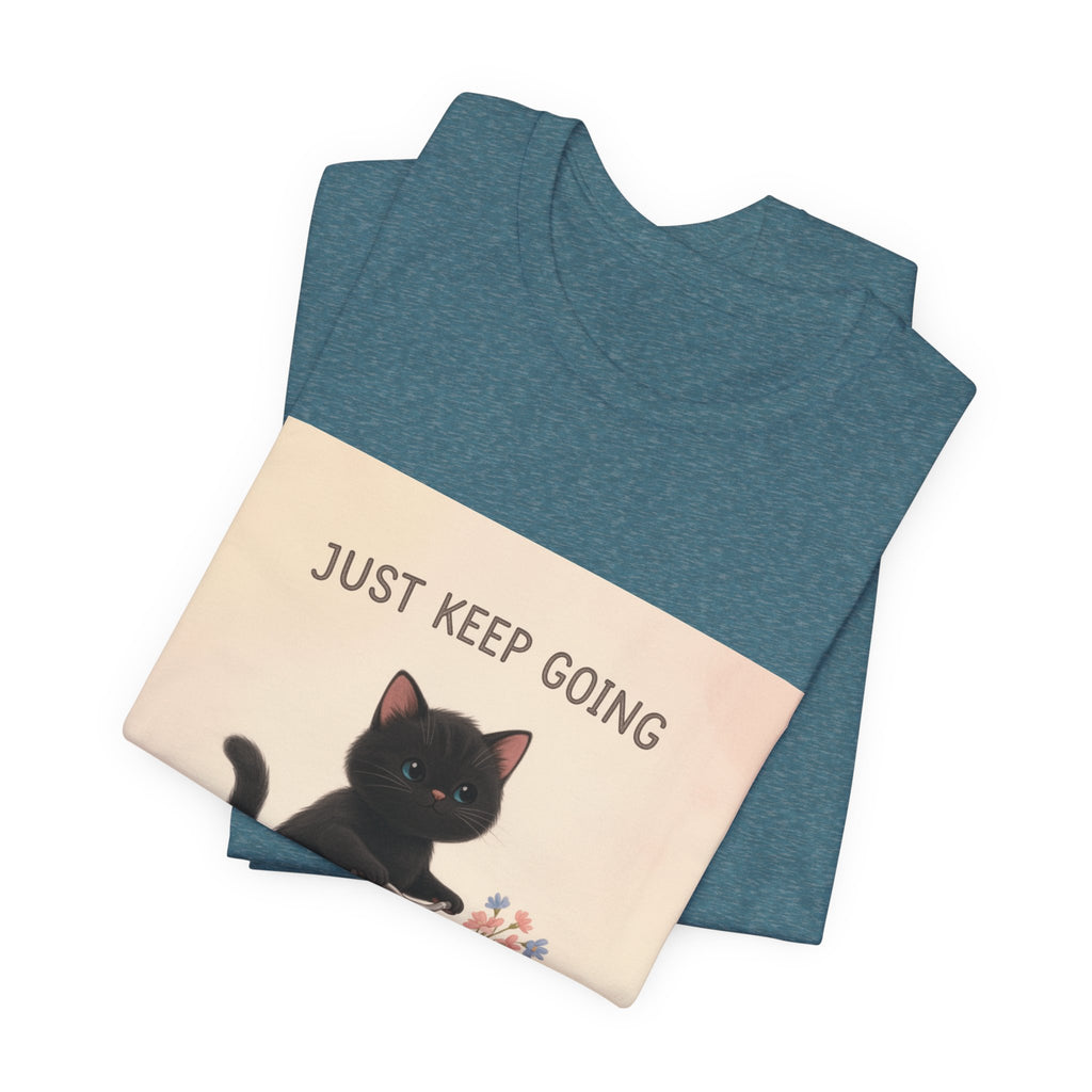 "Life Behind Bars" Black Cat Women Tee | College Girl Gift | Fashion | KayKay Classics