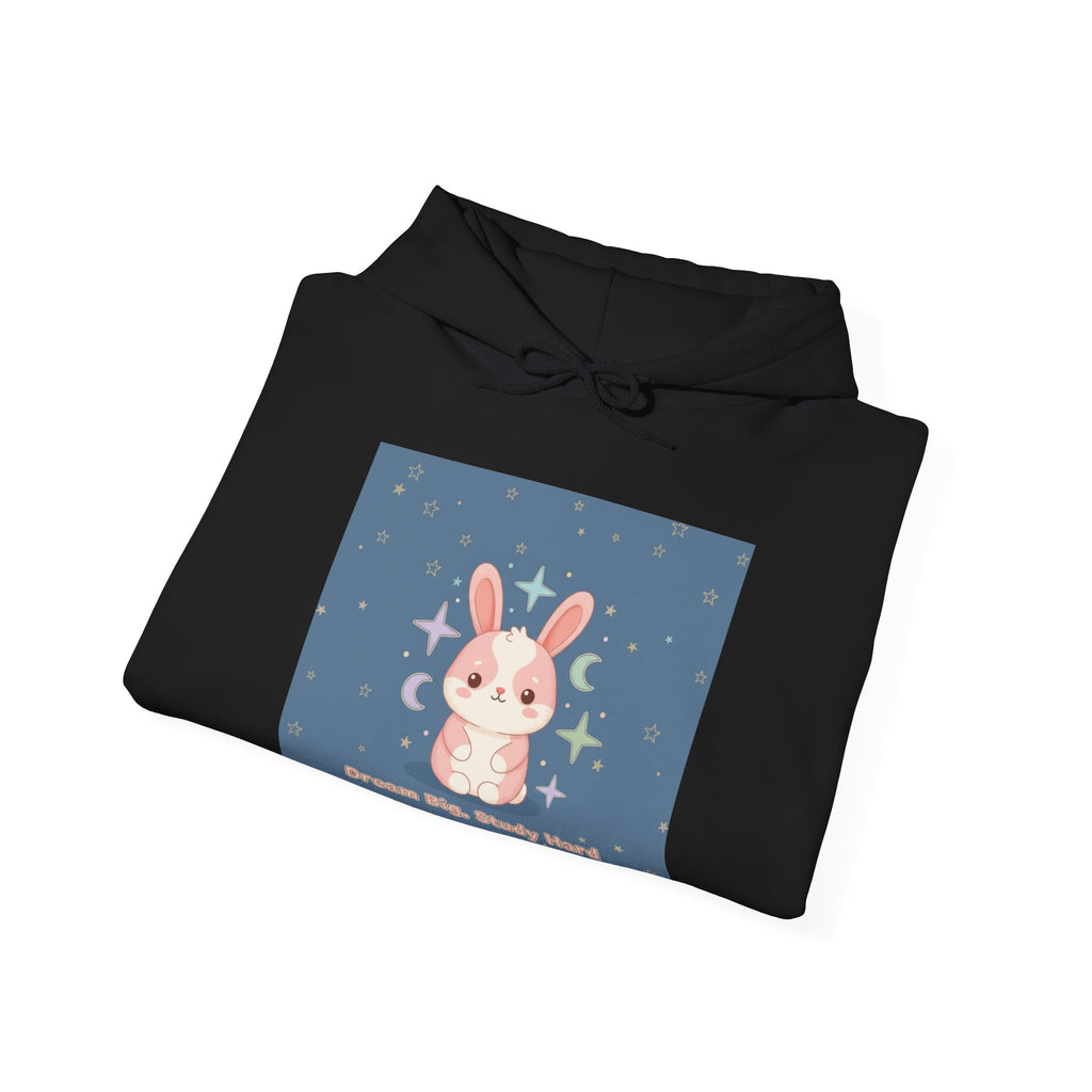 Bunny Hoodie – Dream Big, Study Hard
