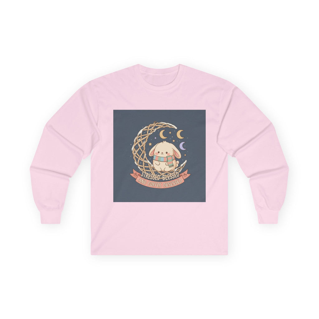 Stressed Blessed and Coffee Obsessed Long Sleeve Tee