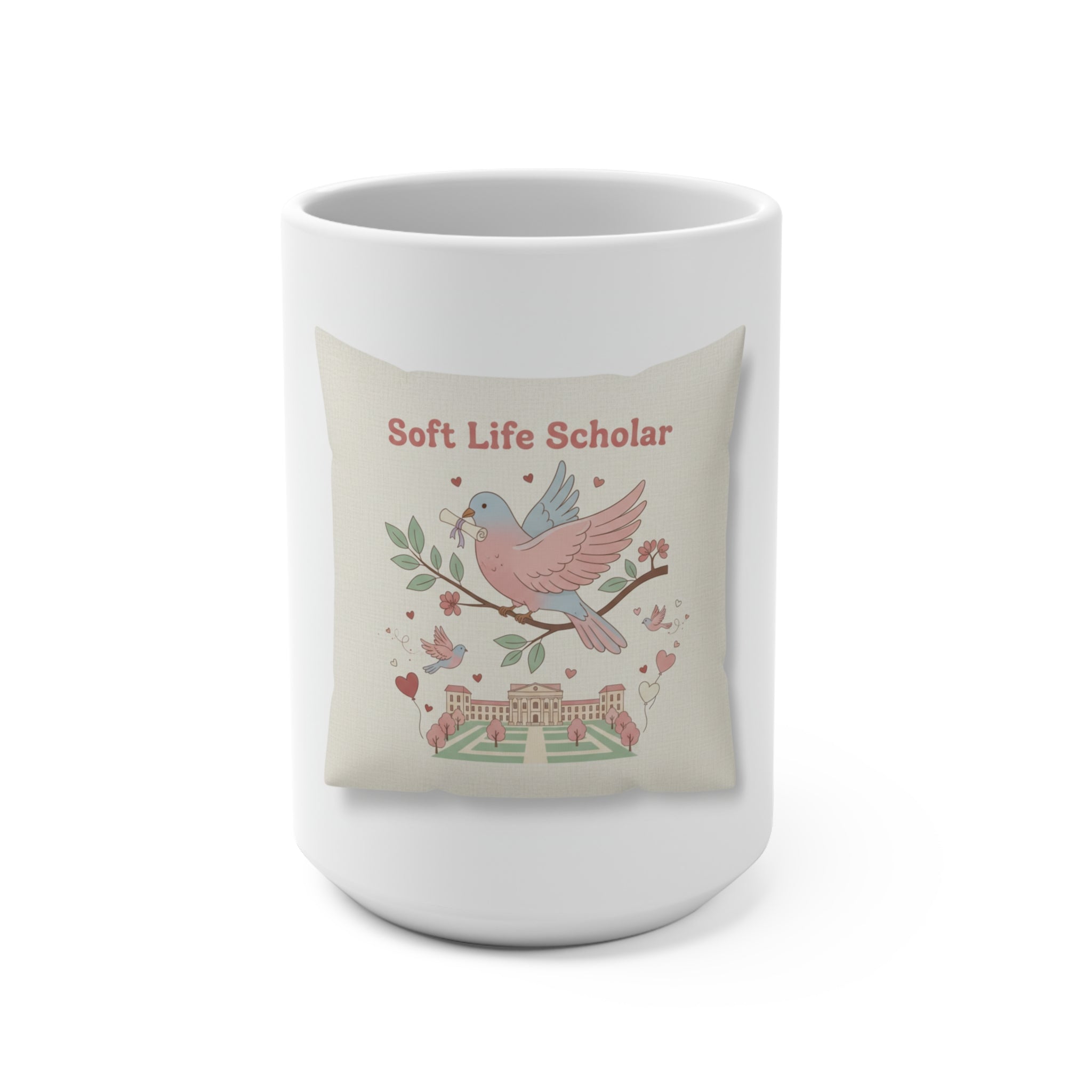 Soft Life Scholar Bird Mug 15oz