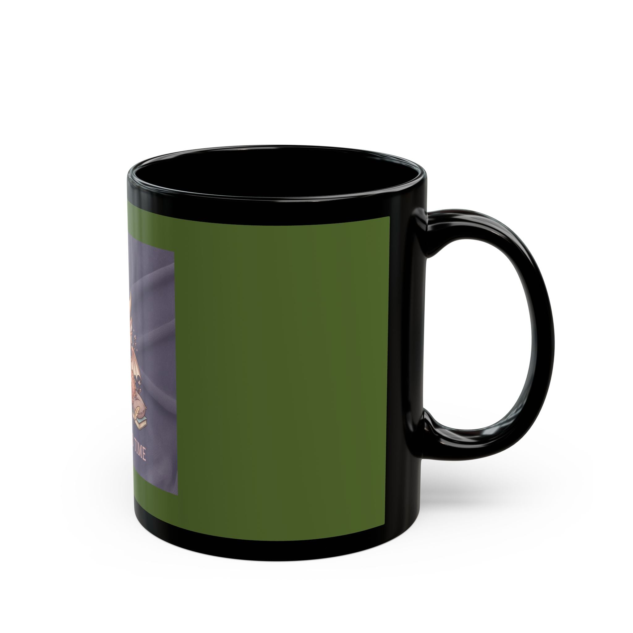 Magic Takes Time Black Mug 11oz – Wall Art