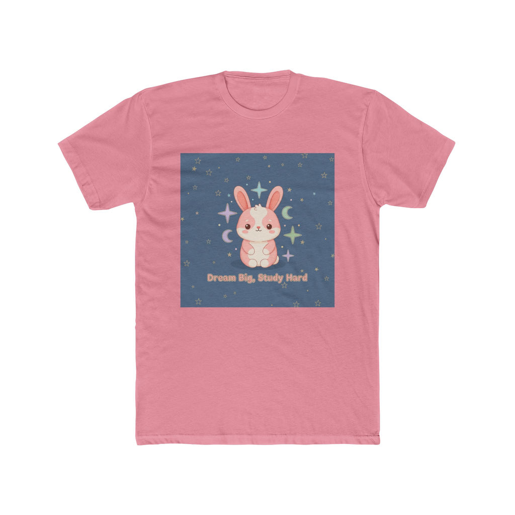 Bunny Unisex Tee – Dream Big, Study Hard
