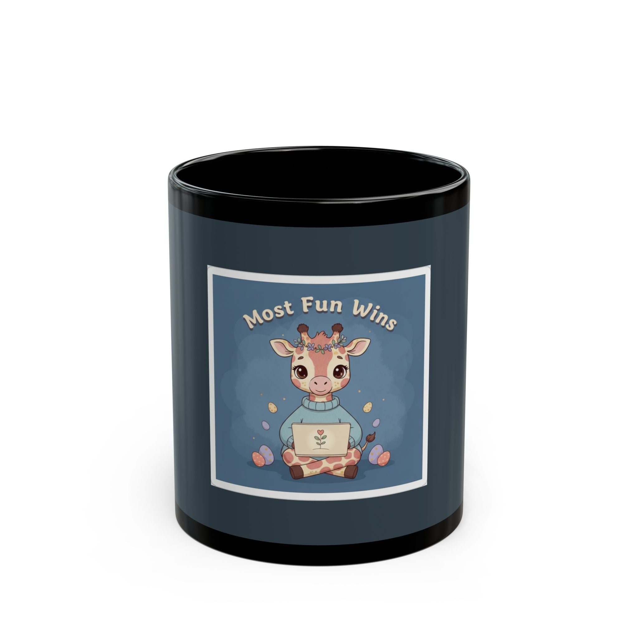 Giraffe Black Mug 11oz – Most Fun Wins