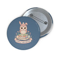 Bunny Pin Button – Bloom at Your Own Pace