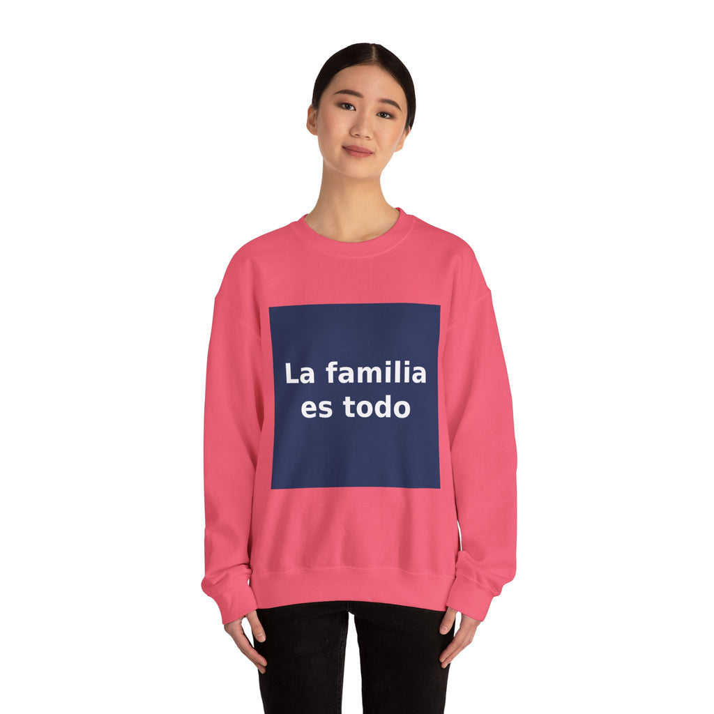 "La familia es todo" Black Cat Crewneck | College Girl Gift | Fashion | KayKay Classics