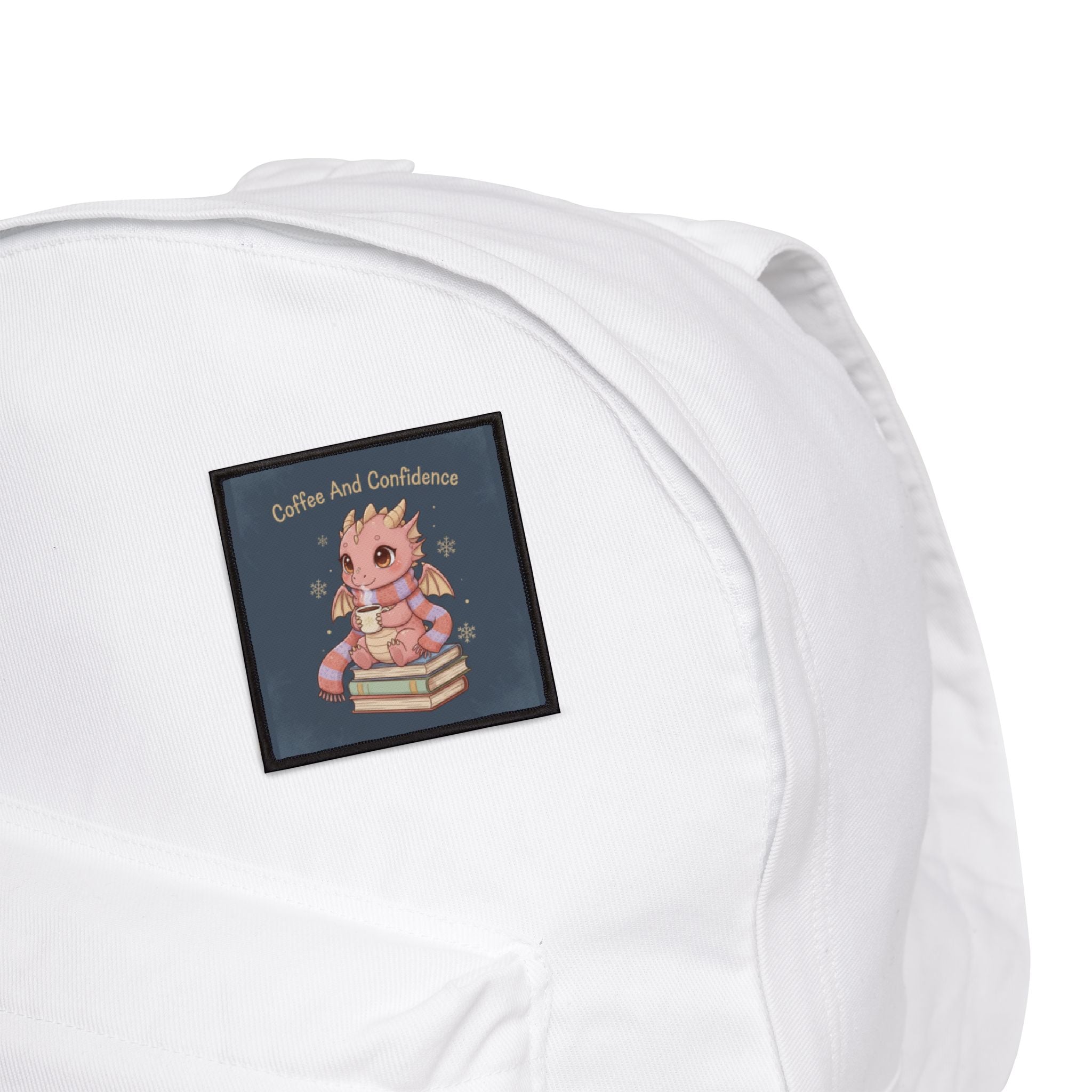 Dragon Iron-On Patch – Coffee and Confidence