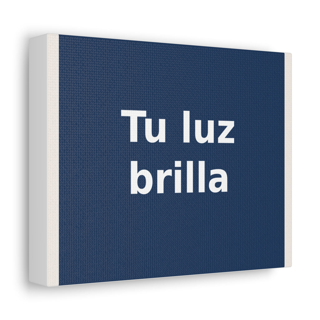 "Tu luz brilla" Black Cat Canvas | College Girl Gift | Fashion | KayKay Classics