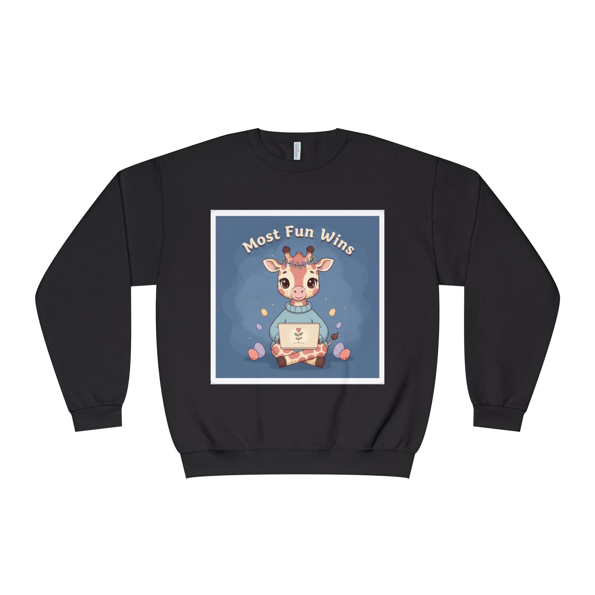 Giraffe Crewneck Sweatshirt – Most Fun Wins