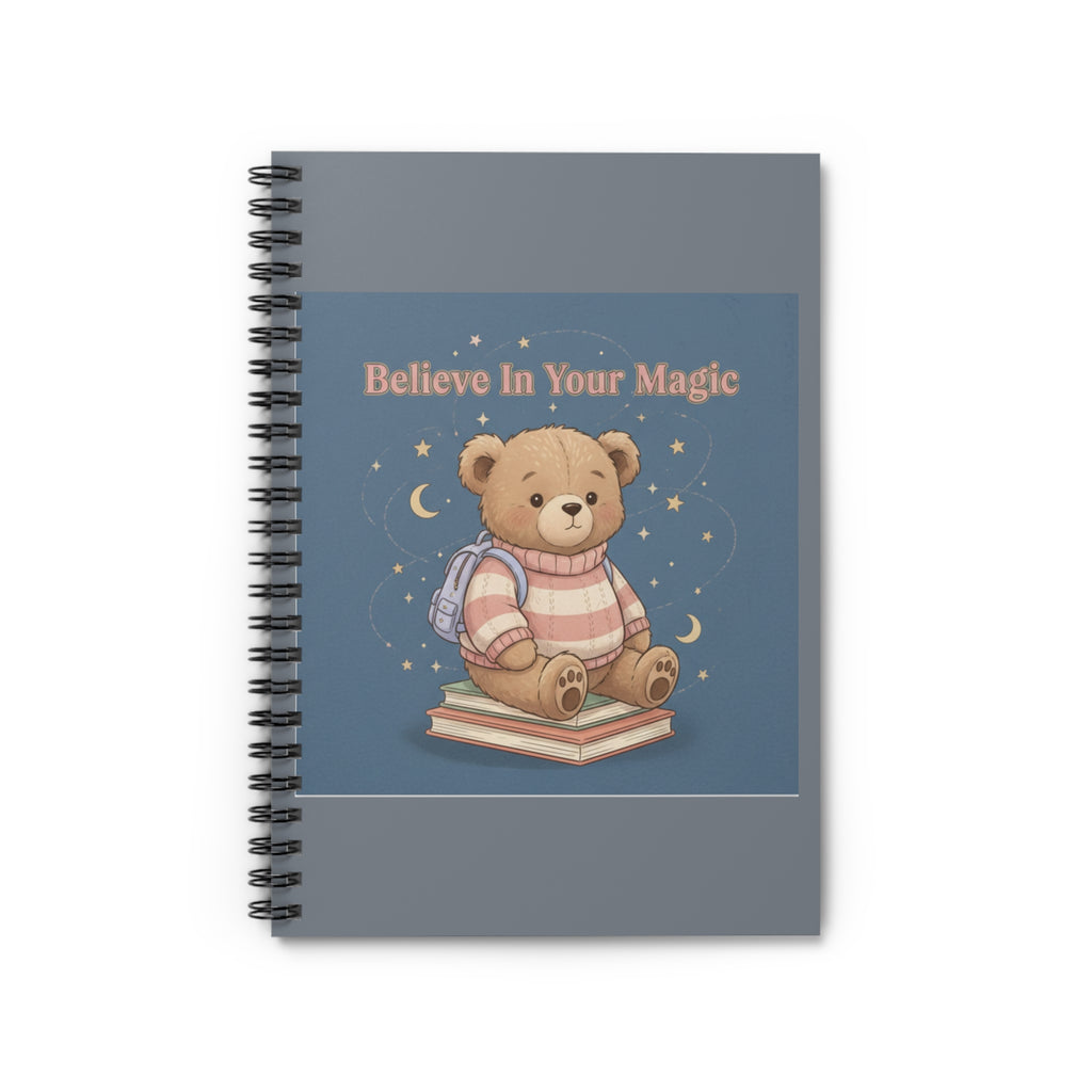 Bear Spiral Notebook – Believe in Your Magic