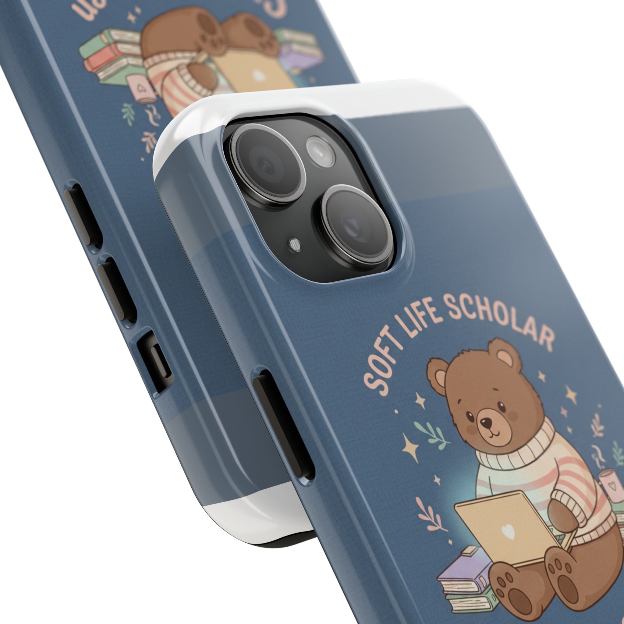 Bear Tough Phone Case – Soft Life Scholar Campus Queen