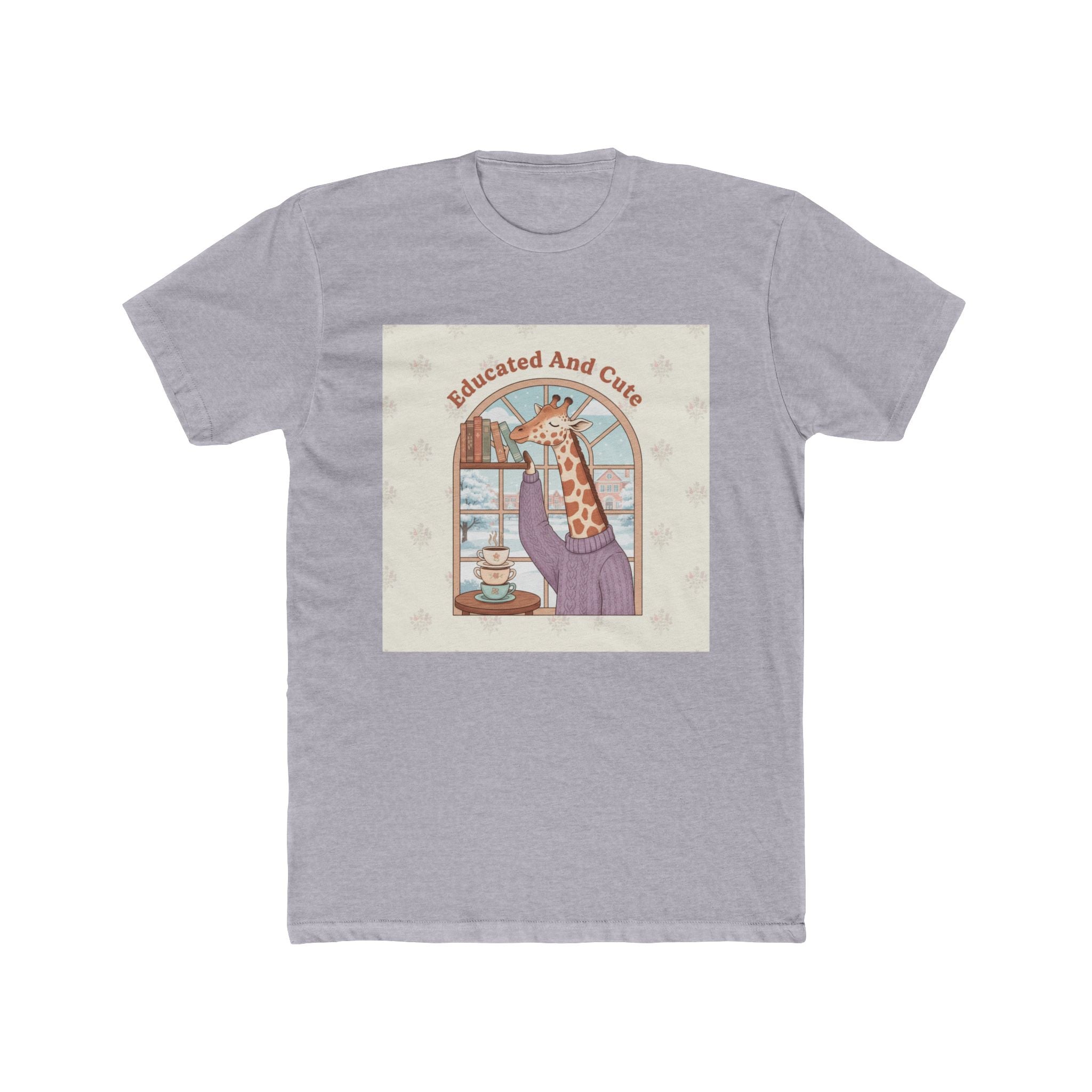 Educated And Cute Giraffe Unisex Tee