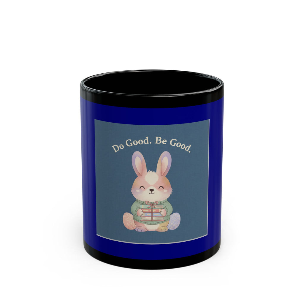Bunny Black Mug 11oz – Do Good Be Good