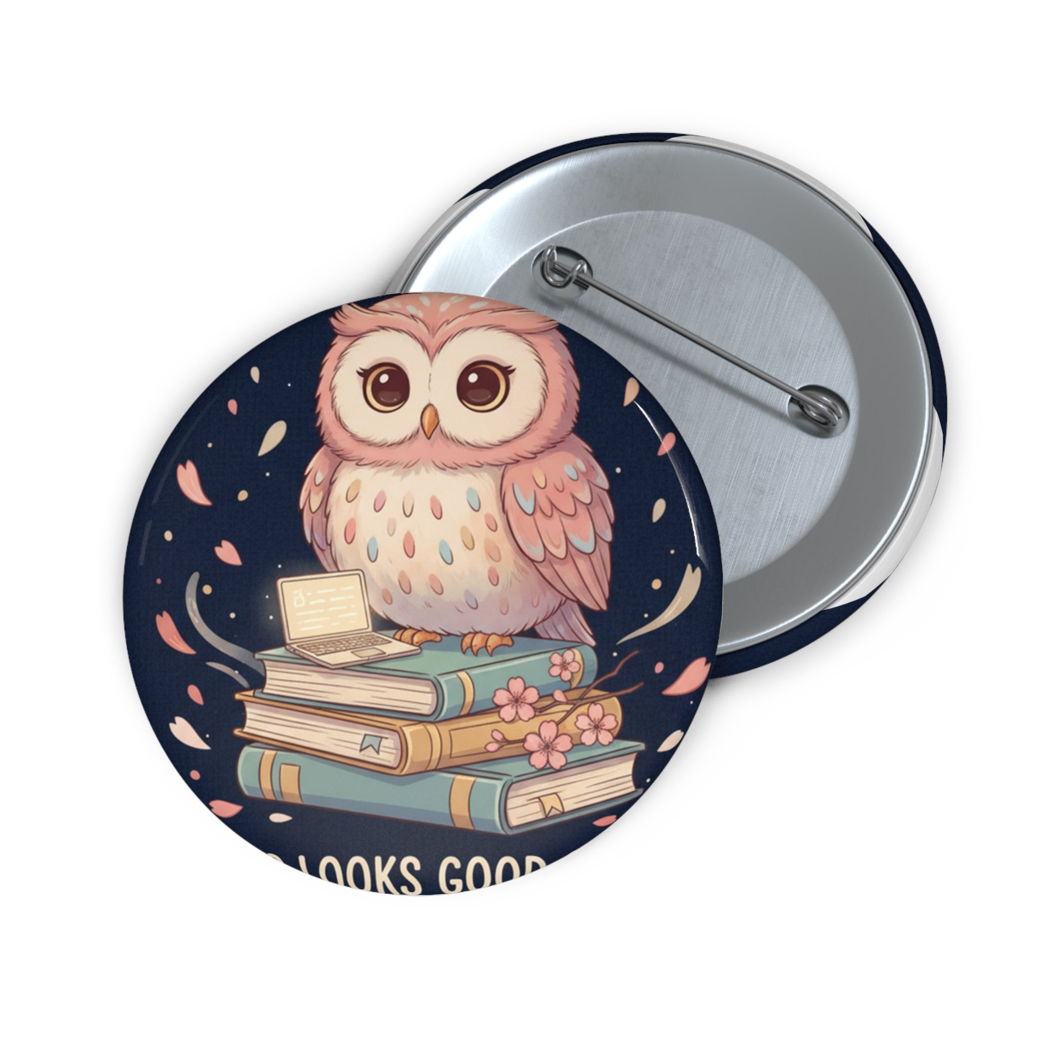 Owl Pin Button – Success Looks Good on You