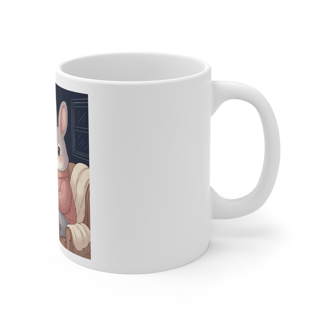 Bunny Mug 11oz – Study Now Slay Later