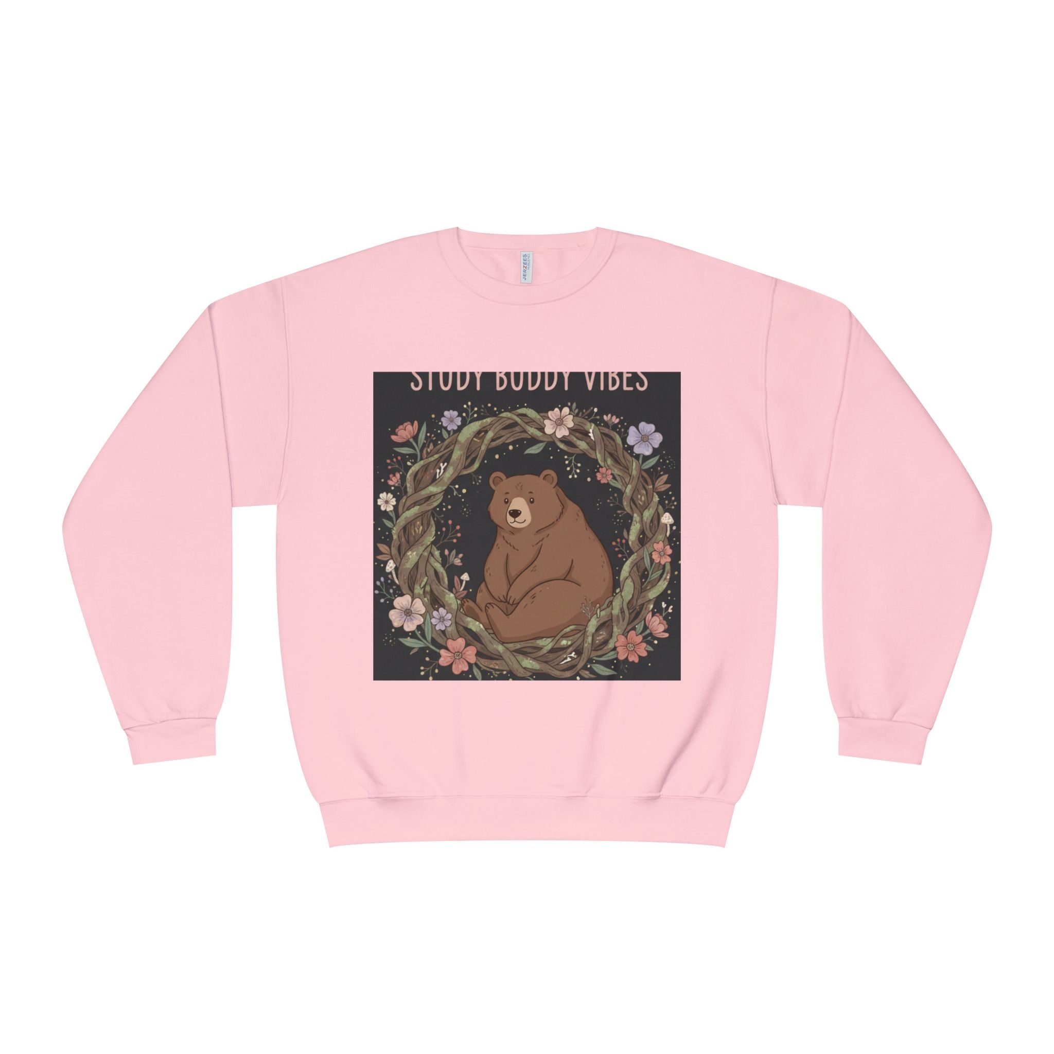 Bear Crewneck Sweatshirt – Study Buddy Vibes