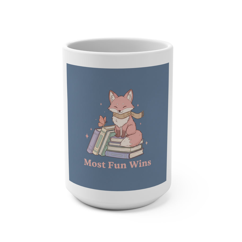 Kitsune Mug 15oz – Most Fun Wins