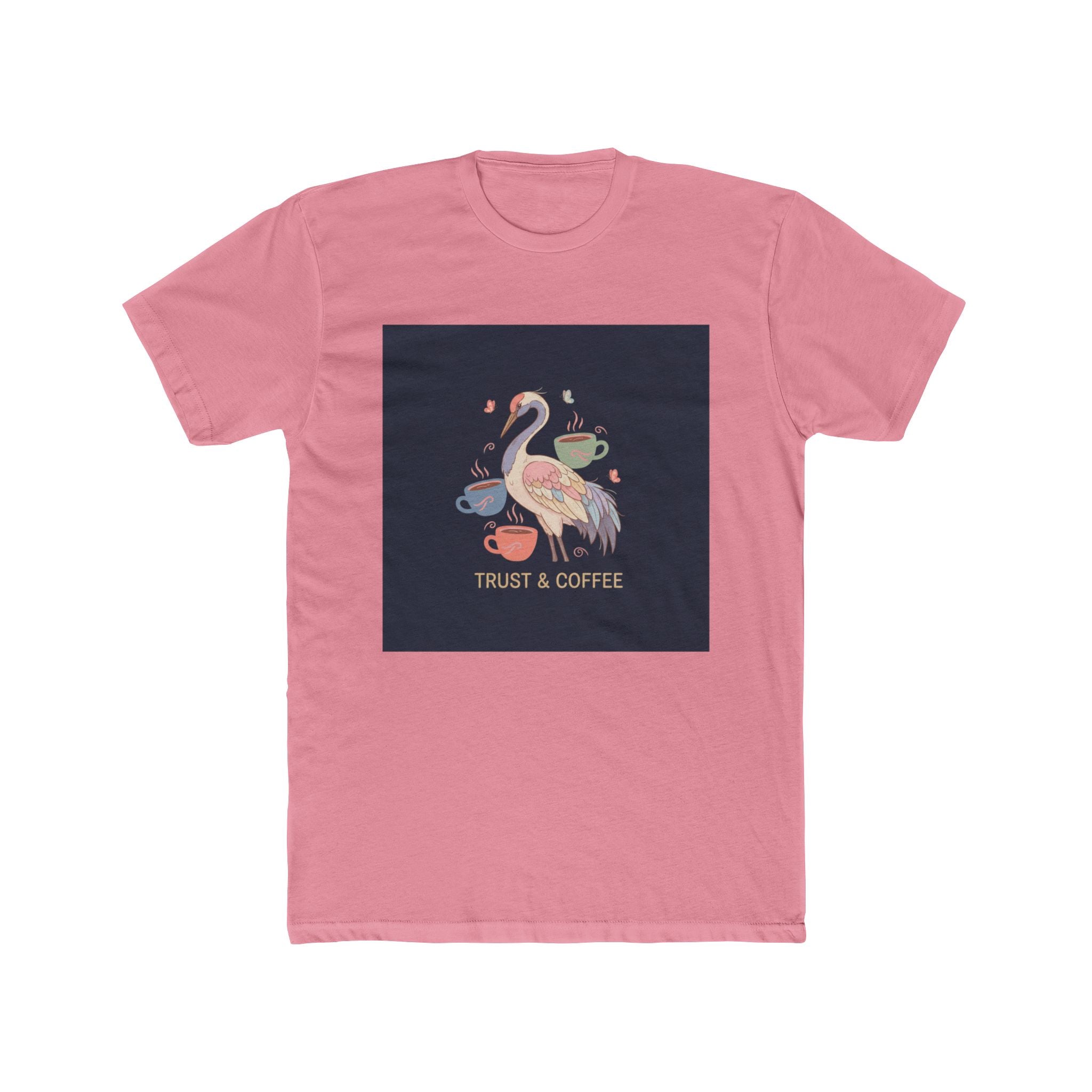 Crane Unisex Tee – Trust & Coffee