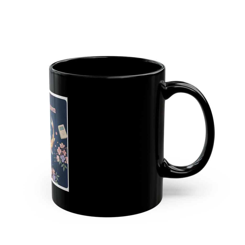Bear Black Mug 11oz – Campus Queen