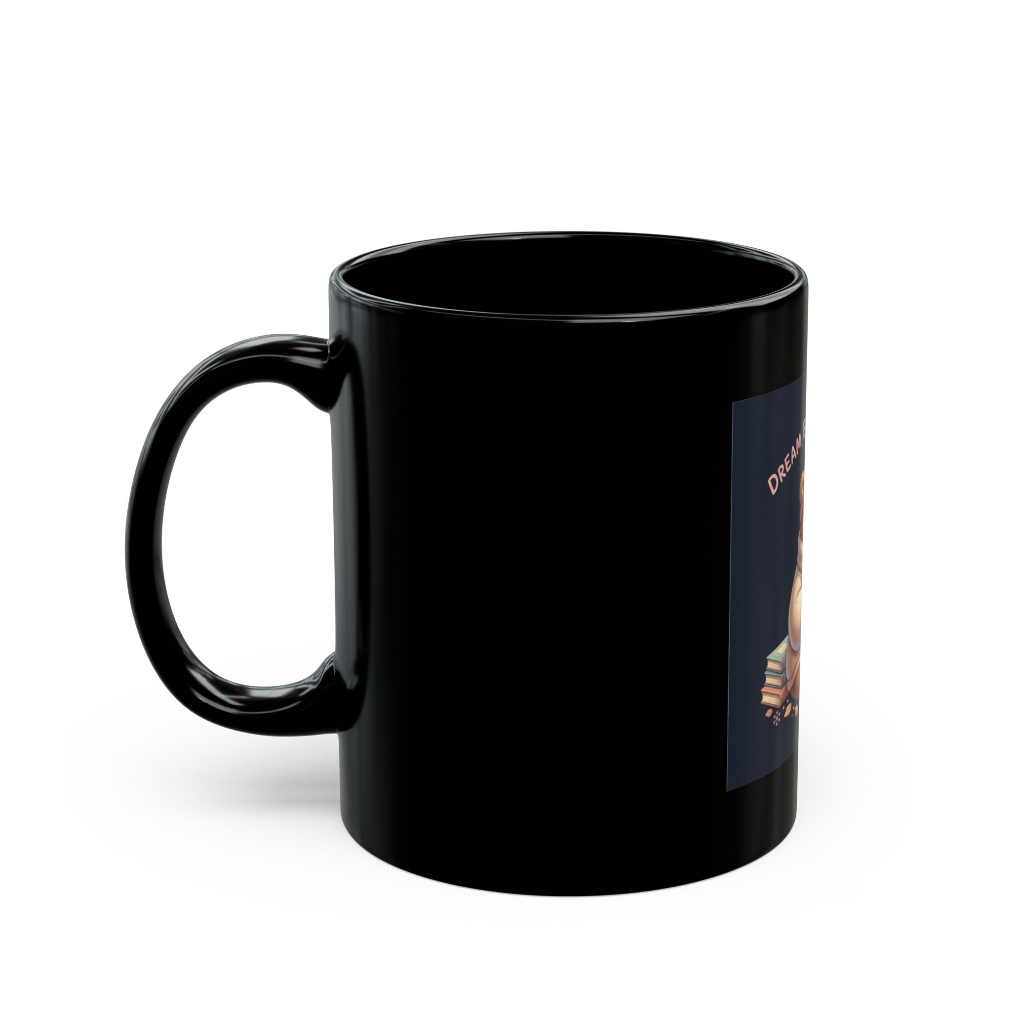 Bear Black Mug 11oz – Dream Big Study Hard