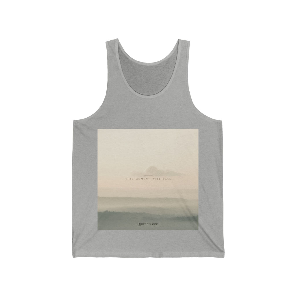 "This Moment Will Pass" Black Cat Tank Top | College Girl Gift | Fashion | KayKay Classics