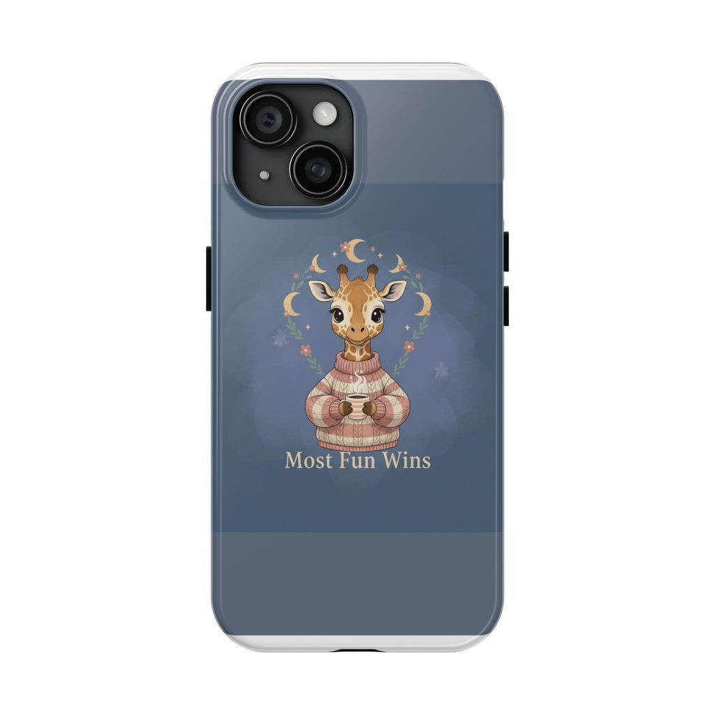 Giraffe Tough Phone Case – Most Fun Wins