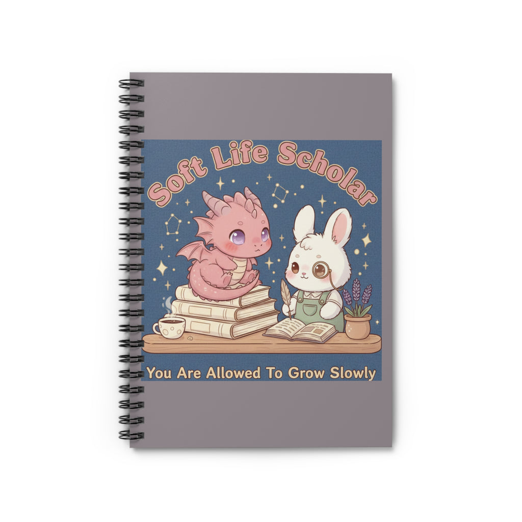 Dragon Spiral Notebook – Soft Life Scholar You Are Allowed to Gro