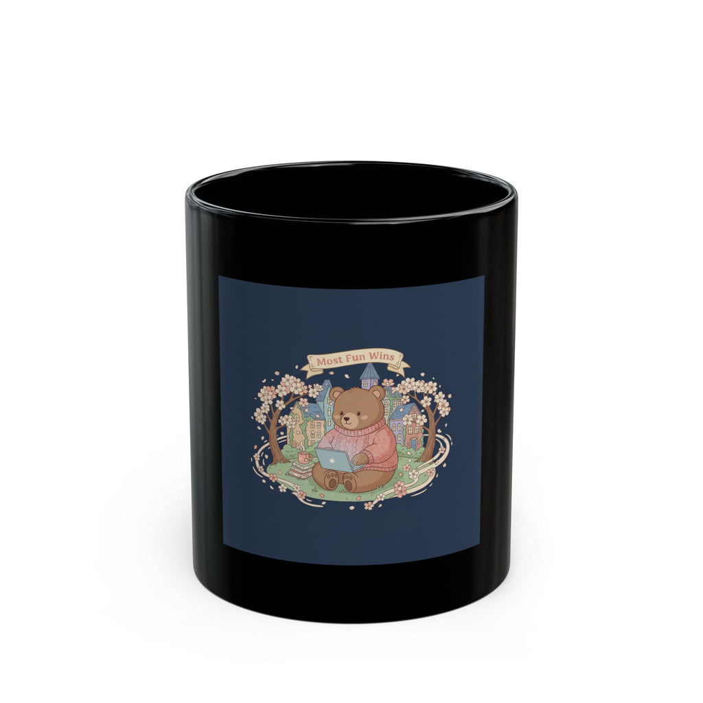 Bear Black Mug 11oz – Most Fun Wins