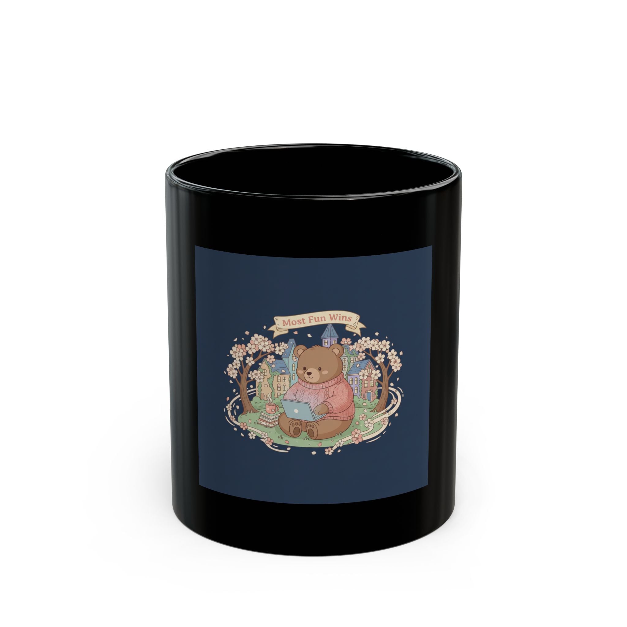 Bear Black Mug 11oz – Most Fun Wins