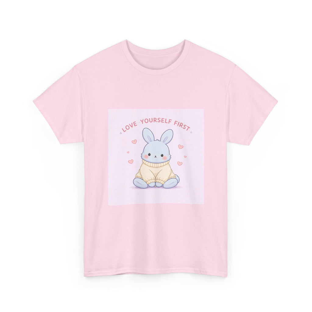 "LOVE YOURSELF FIRST" Black Cat Kids Tee | College Girl Gift | Fashion | KayKay Classics