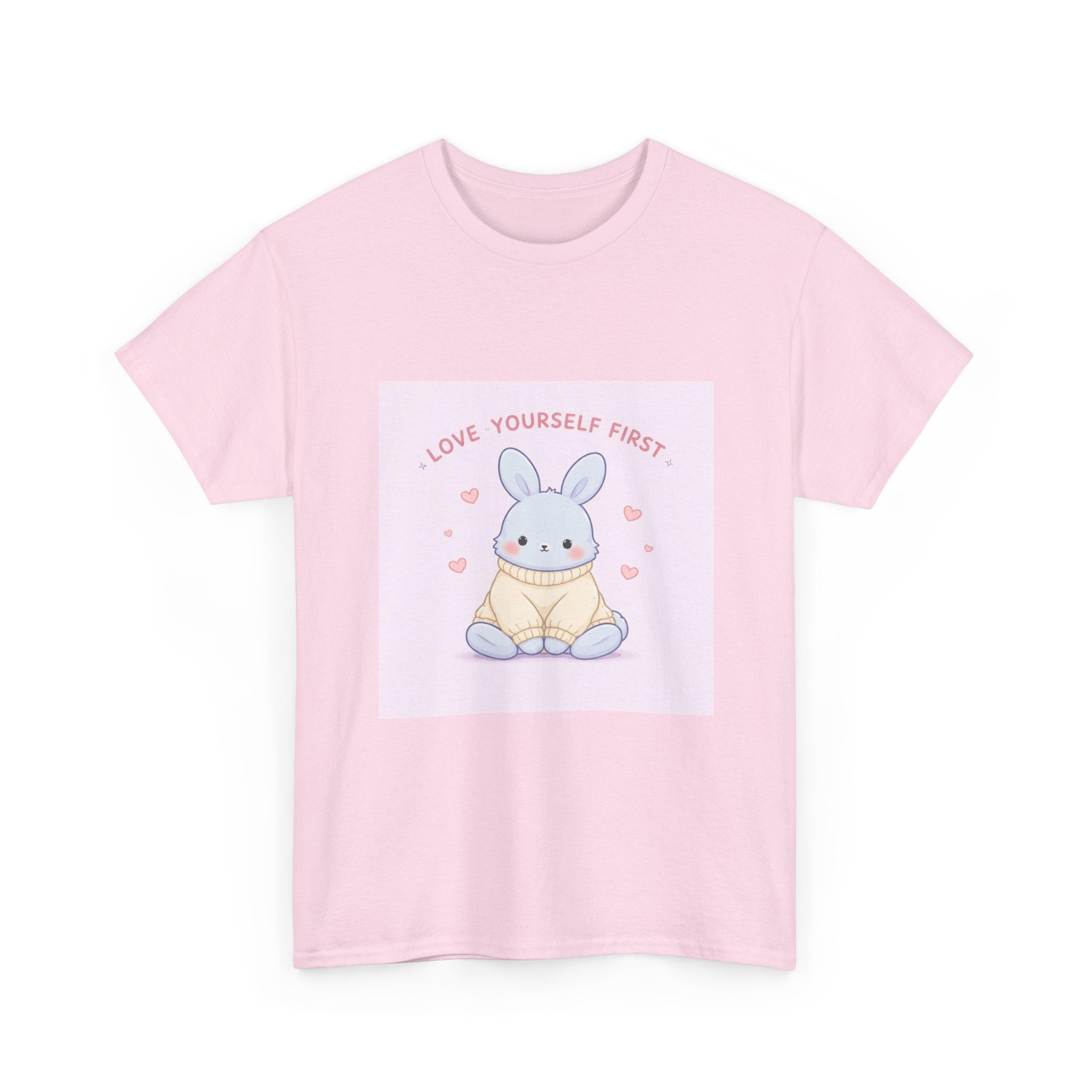 "LOVE YOURSELF FIRST" Black Cat Kids Tee | College Girl Gift | Fashion | KayKay Classics