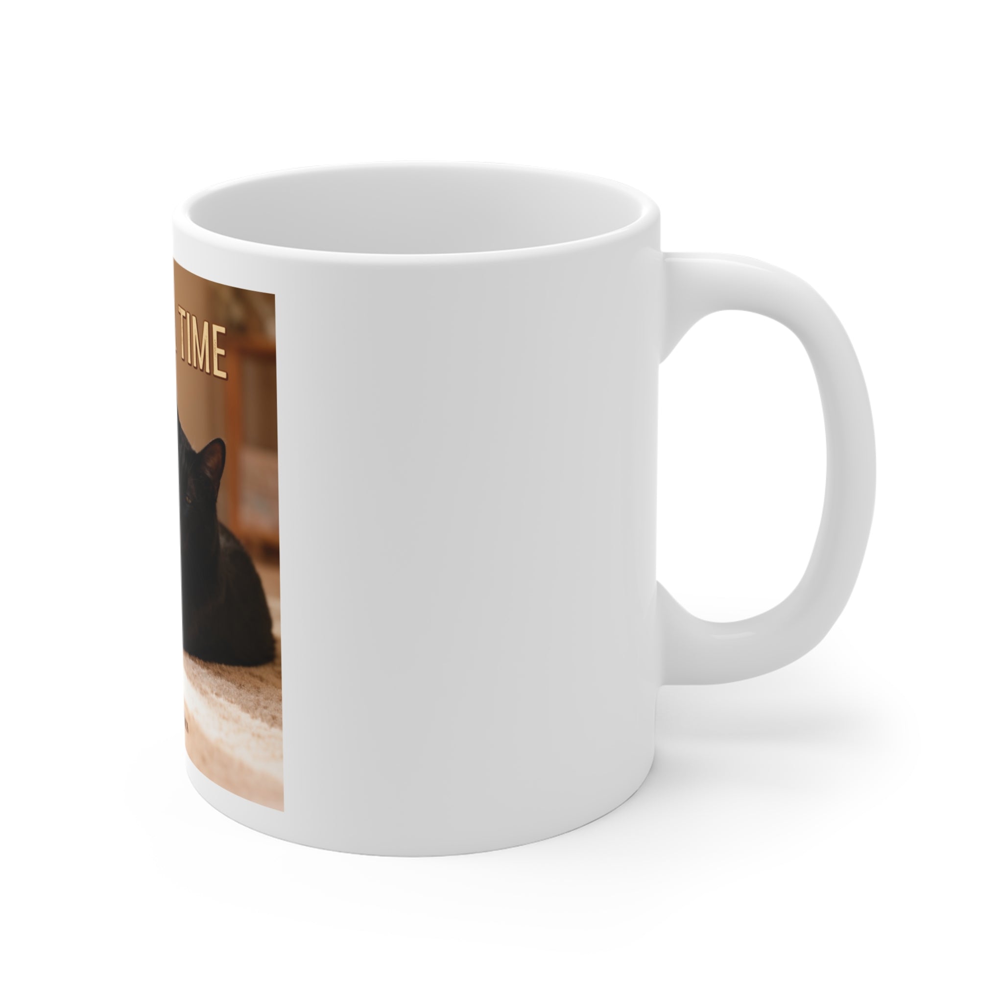 TAKE YOUR TIME Cat Mug 11oz