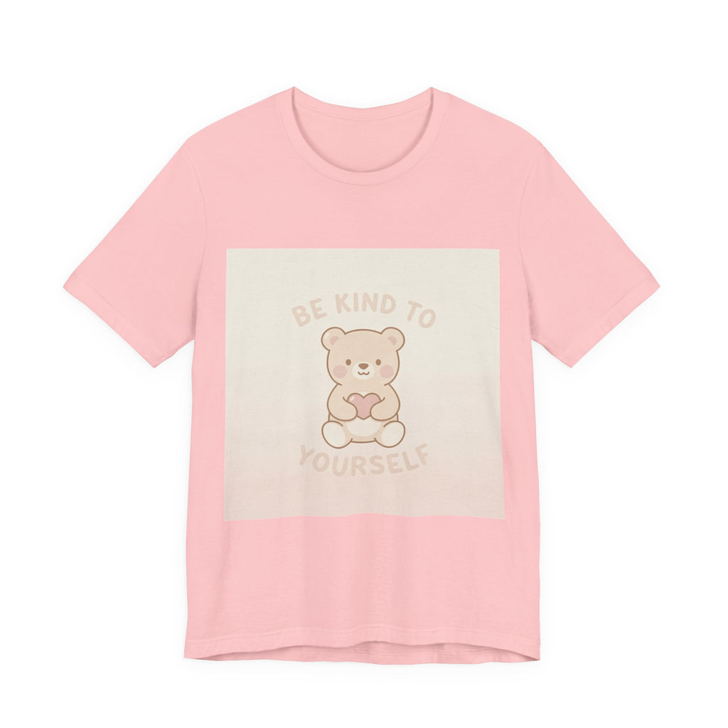 "BE KIND TO YOURSELF" Black Cat Women Tee | College Girl Gift | Fashion | KayKay Classics