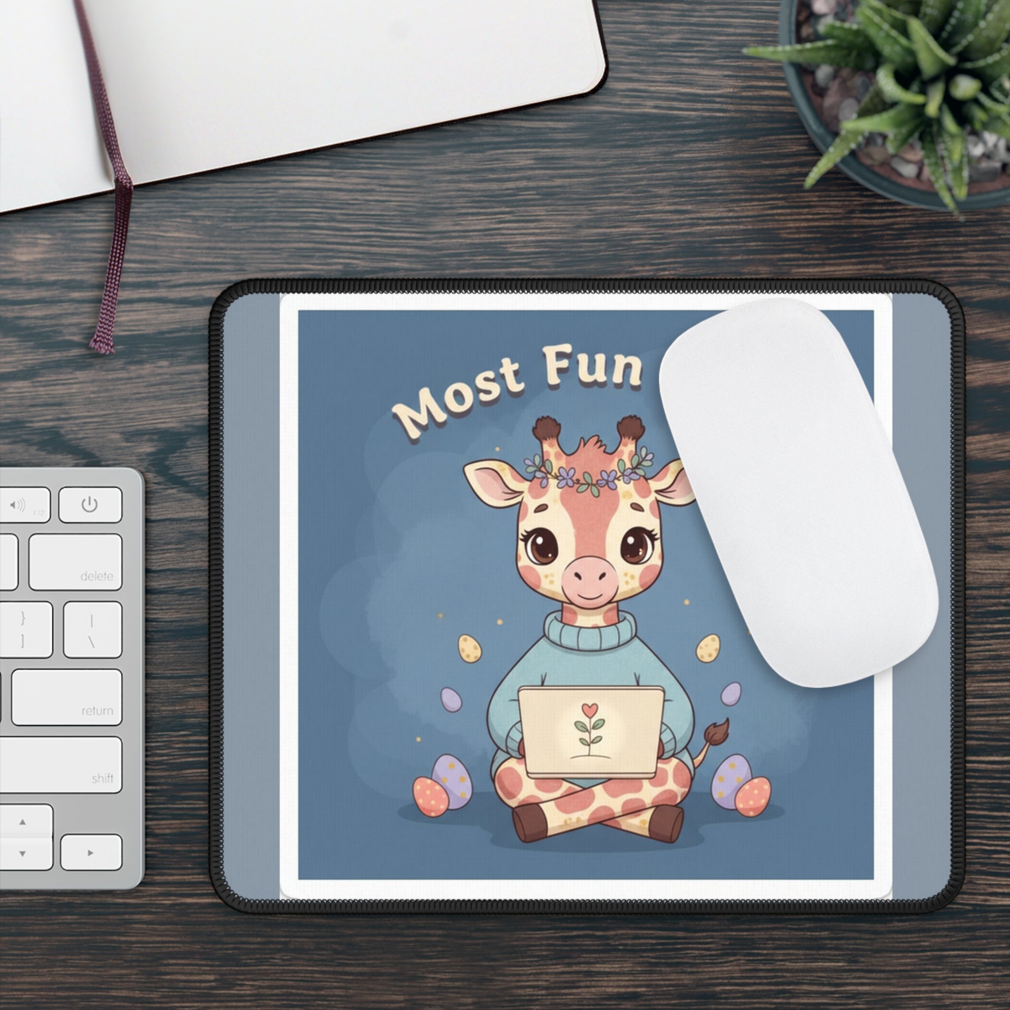 Giraffe Mouse Pad – Most Fun Wins