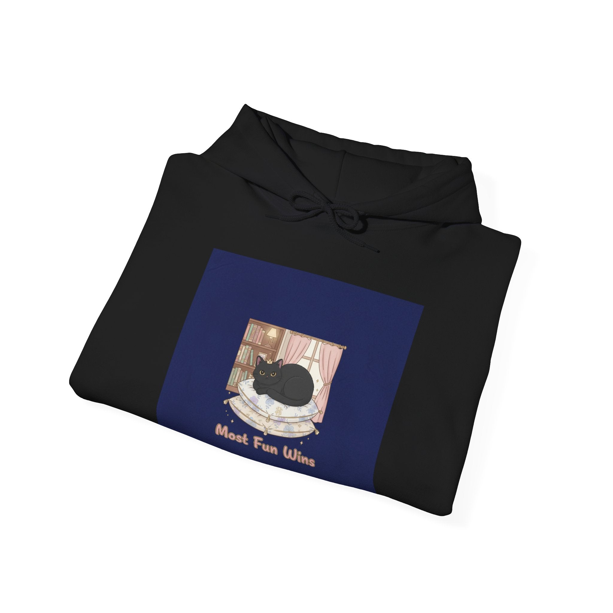 Black Cat Hoodie – Most Fun Wins