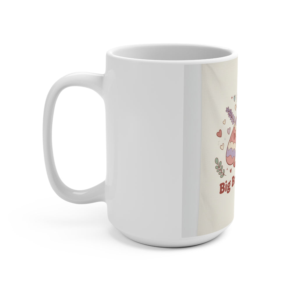 Big Brain Energy Moth Mug 15oz