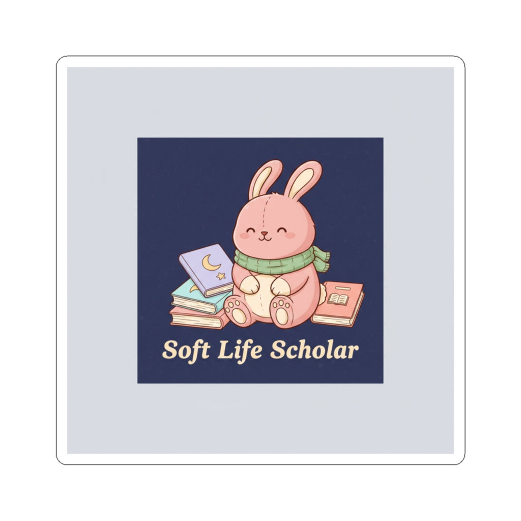Rabbit Kiss-Cut Sticker – Soft Life Scholar