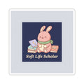 Rabbit Kiss-Cut Sticker – Soft Life Scholar
