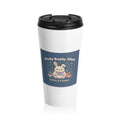 Bunny Travel Mug – Study Buddy Vibes Coffee Comfort