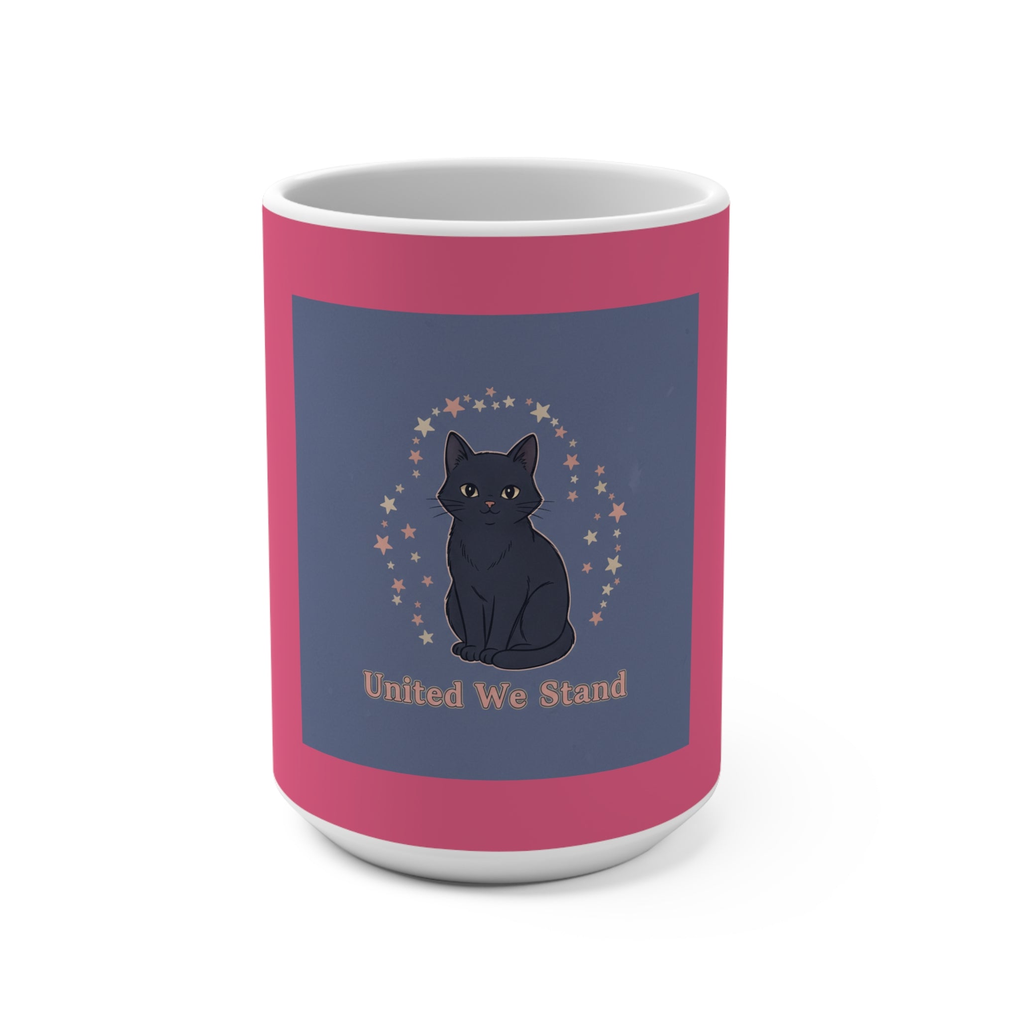 Black Cat Mug 15oz – United We Stand