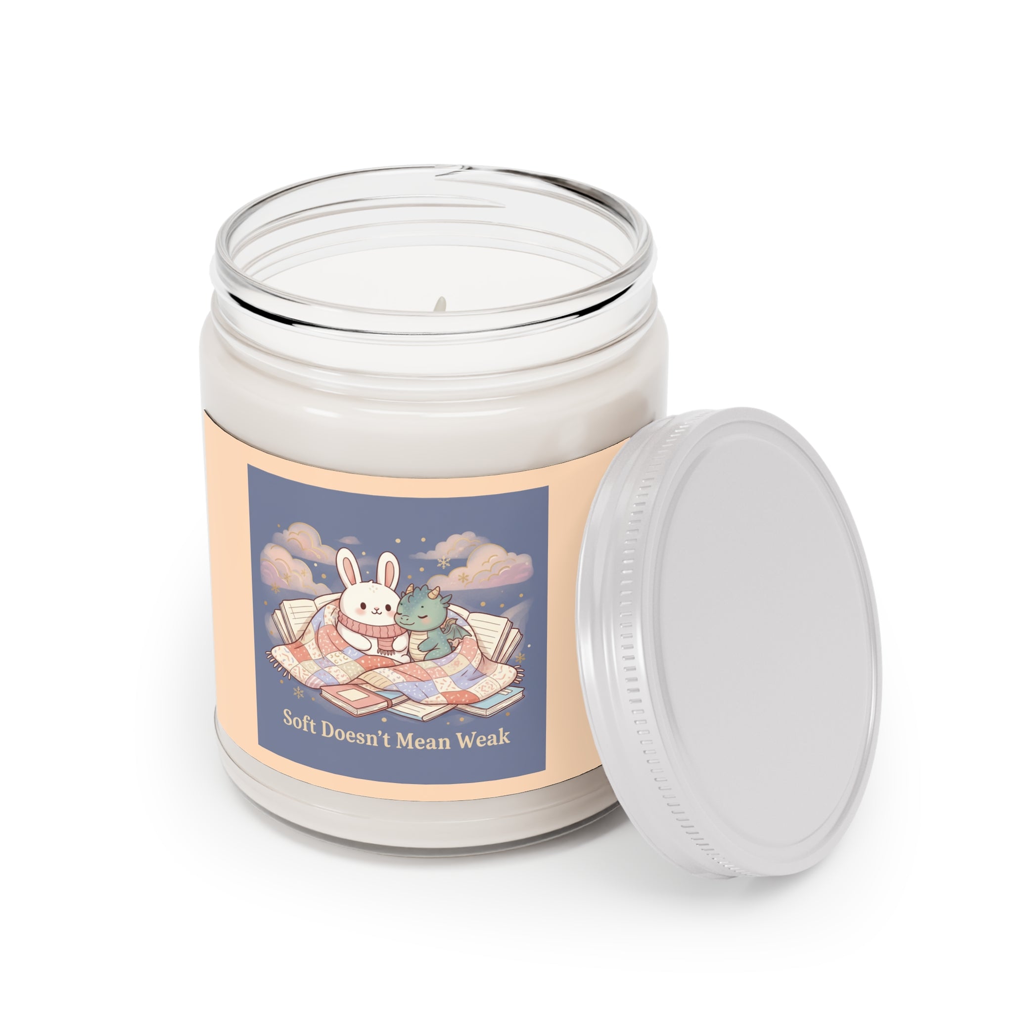 Bear Scented Candle – Soft Doesnt Mean Weak