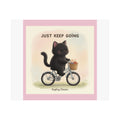 "Study Hard Dream Big" Black Cat Poster | College Girl Gift | Fashion | KayKay Classics