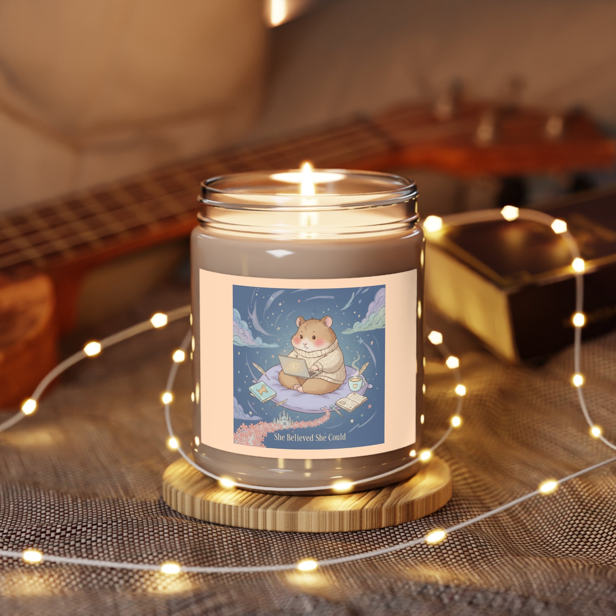 She Believed She Could Hamster Scented Candle