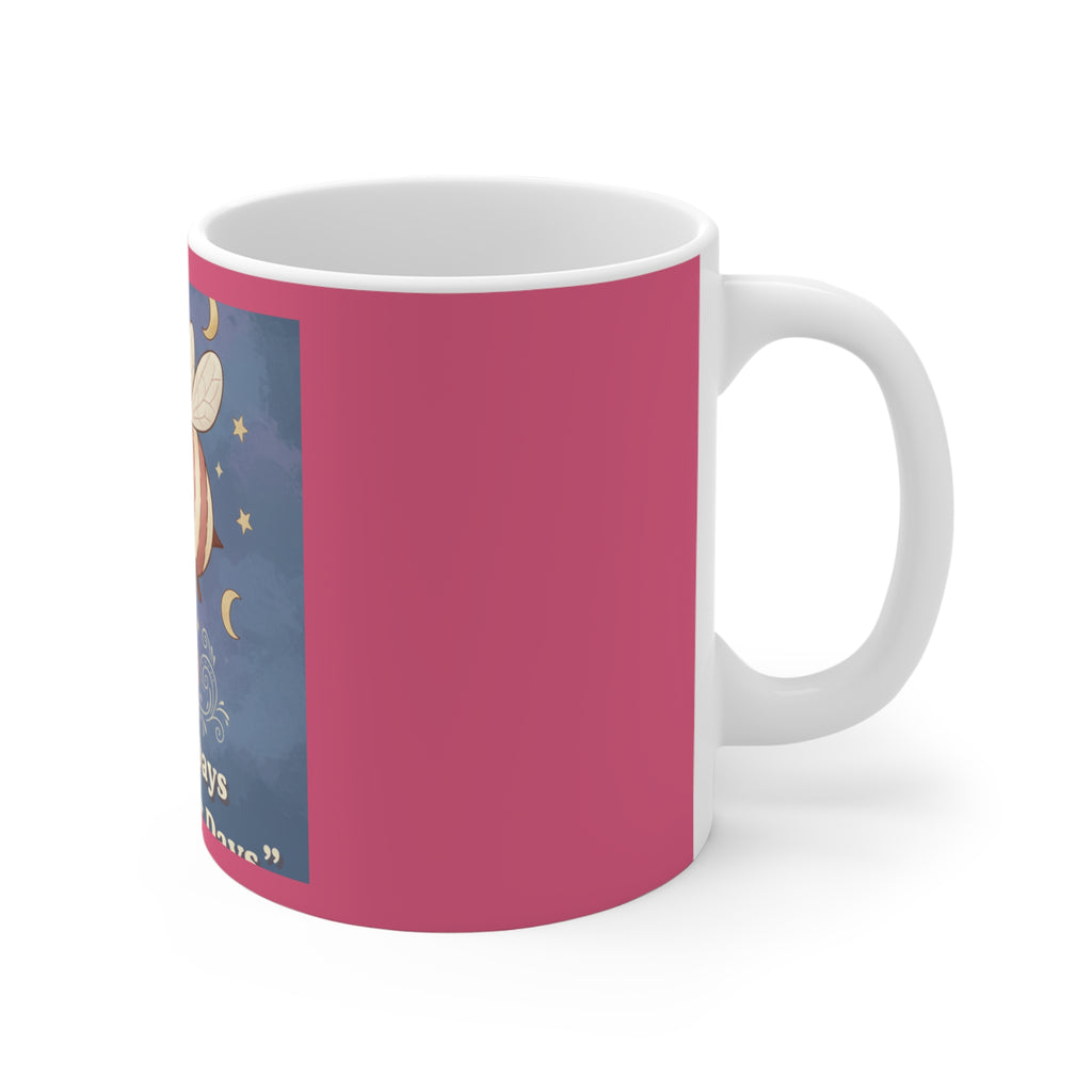 Bee Mug 11oz – Library Days Are the Best Days