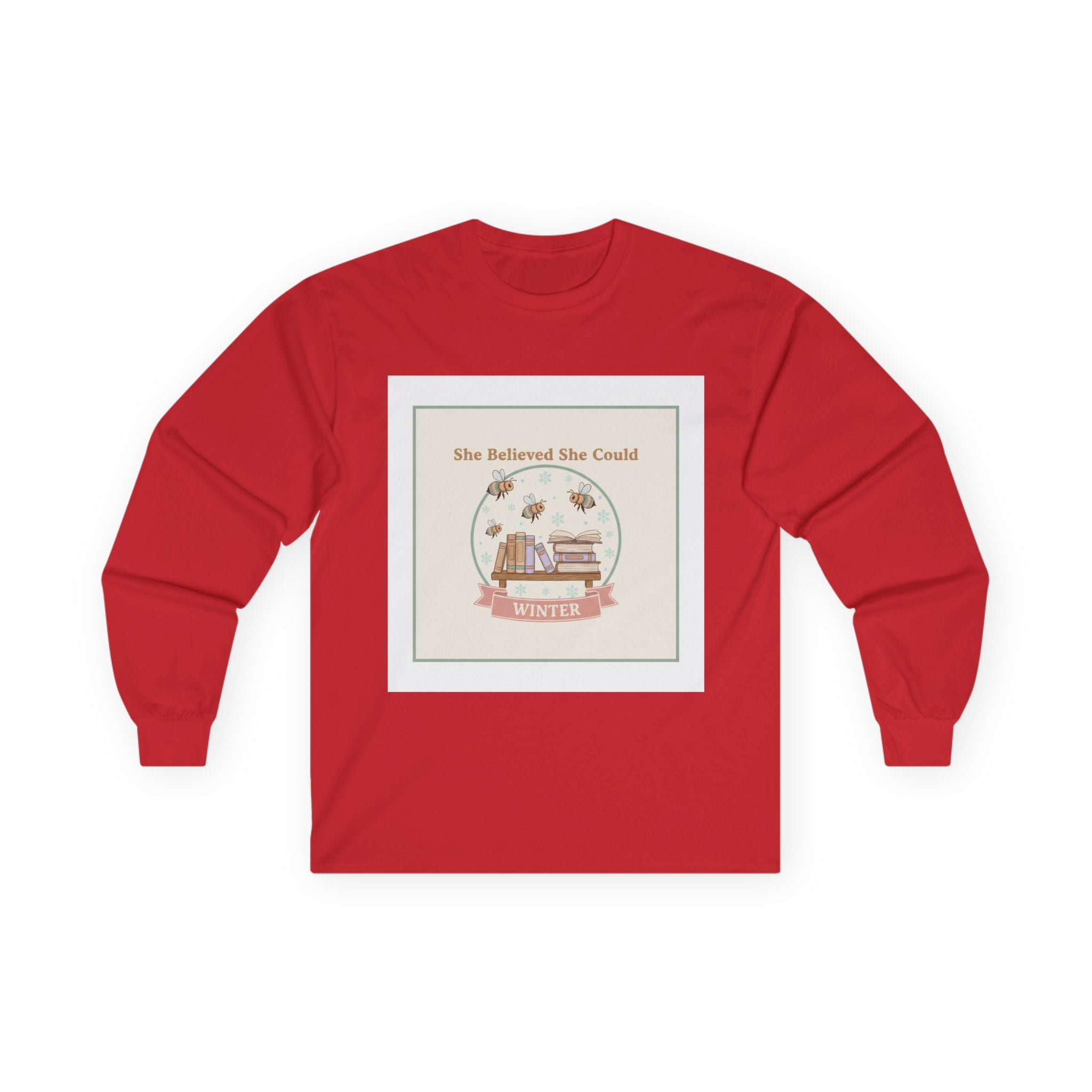 She Believed She Could Bees Long Sleeve Tee