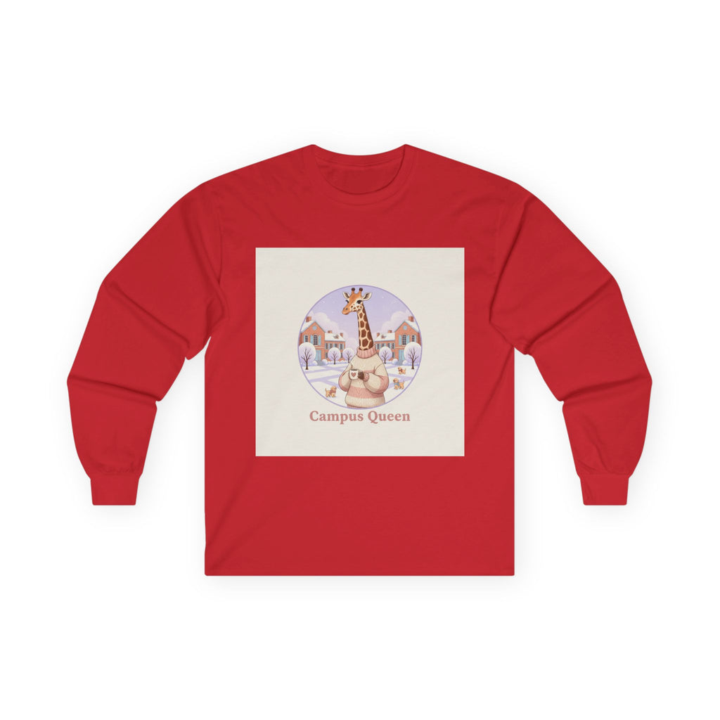 Campus Queen Giraffe Long Sleeve Tee
