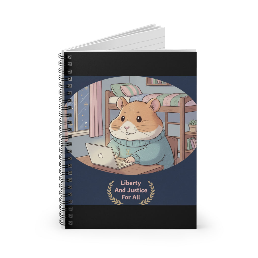Bunny Spiral Notebook – Liberty and Justice for All
